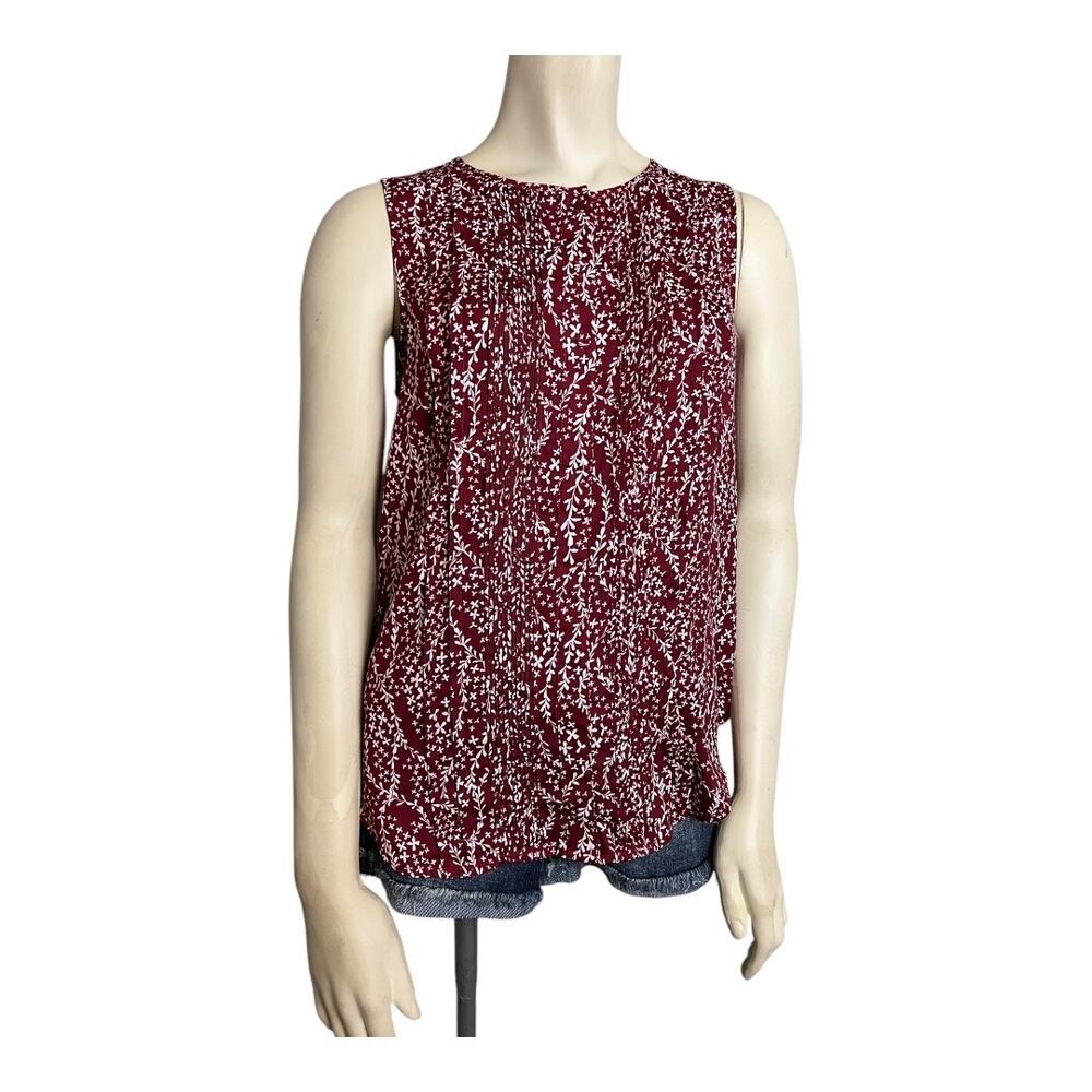 Dolan Left Coast Sleeveless Summer Blouse Shirt Top XS